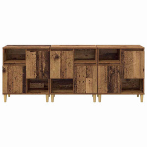 Sideboards 3 pcs Legno vecchio 60 x 35 x 70 cm 3415559