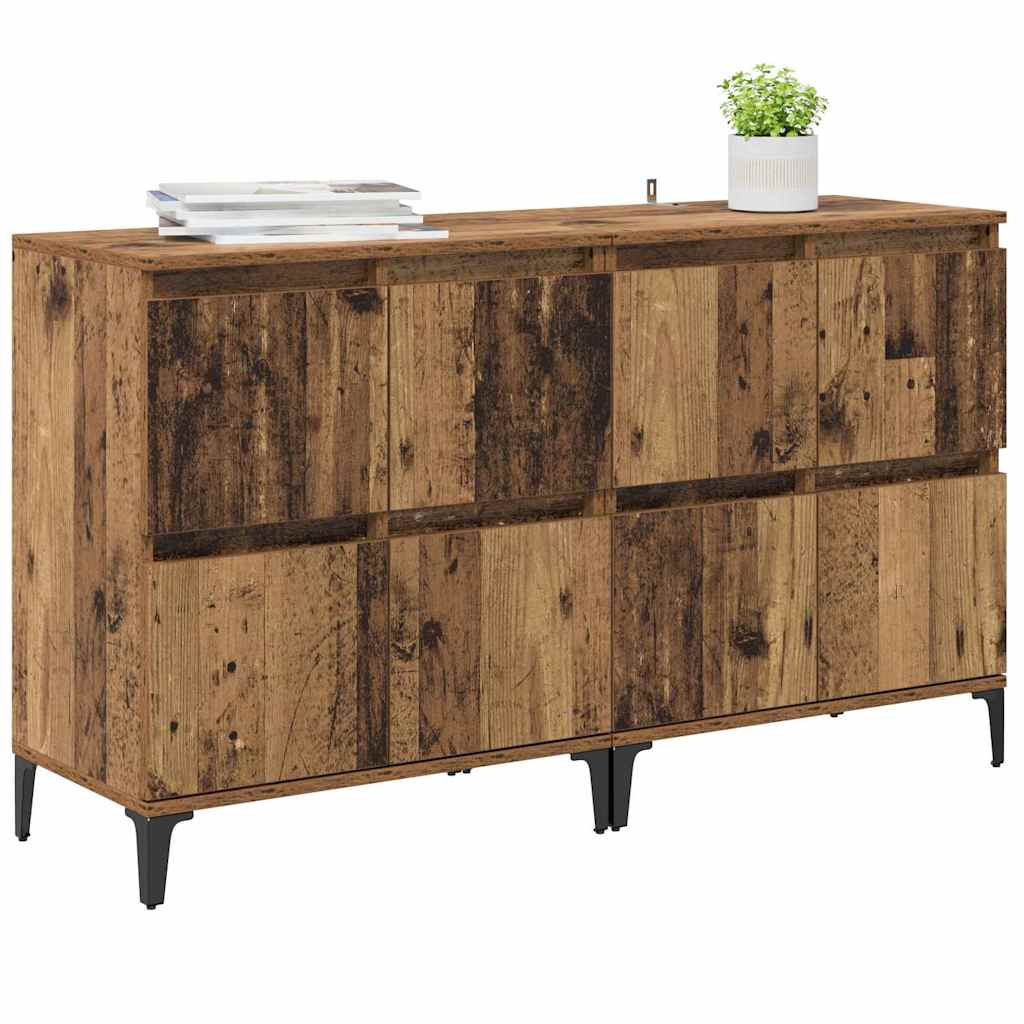 Sideboards 2 pcs Legno vecchio 60 x 35 x 70 cm 3415560