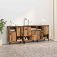Sideboards 3 pcs Legno vecchio 60 x 35 x 70 cm 3415562