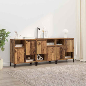 Sideboards 3 pcs Legno vecchio 60 x 35 x 70 cm 3415562