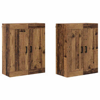 Armadietti a Muro 2 pcs Legno vecchio 69,5 x 34 x 90 cm 3415563