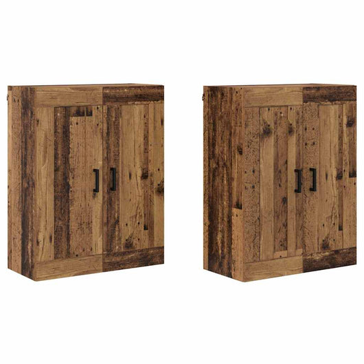 Armadietti a Muro 2 pcs Legno vecchio 69,5 x 34 x 90 cm 3415563