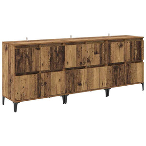 Sideboards 3 pcs Legno vecchio 60 x 35 x 70 cm 3415564