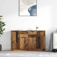 Sideboards con cassetto 2 pcs Legno vecchio 60 x 30 x 70 cm 3415566