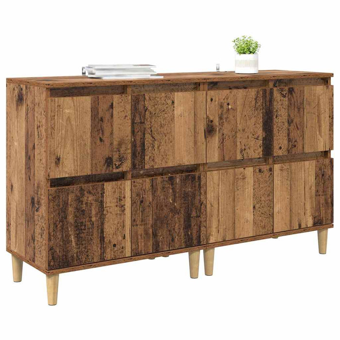 Sideboards 2 pcs Legno vecchio 60 x 35 x 70 cm 3415570