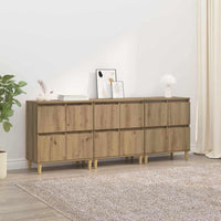 Sideboards 3 pcs Rovere artigianale 60 x 35 x 70 cm 3415574
