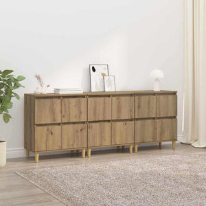 Sideboards 3 pcs Rovere artigianale 60 x 35 x 70 cm 3415574