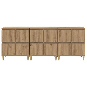 Sideboards 3 pcs Rovere artigianale 60 x 35 x 70 cm 3415574