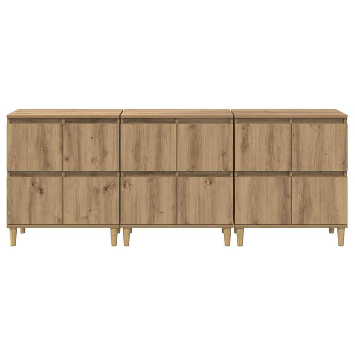 Sideboards 3 pcs Rovere artigianale 60 x 35 x 70 cm 3415574