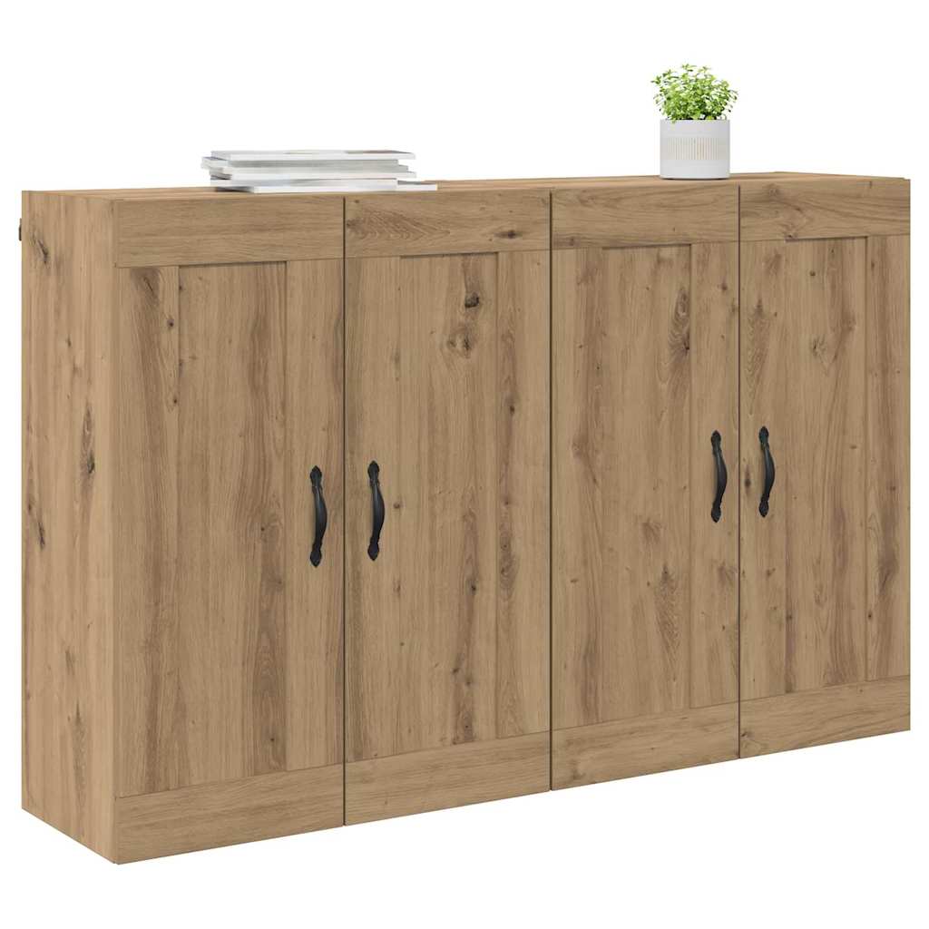 Armadietti a Muro 2 pcs Rovere artigianale 69,5 x 34 x 90 cm 3415575