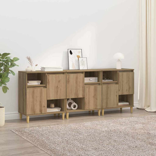 Sideboards 3 pcs Rovere artigianale 60 x 35 x 70 cm 3415576