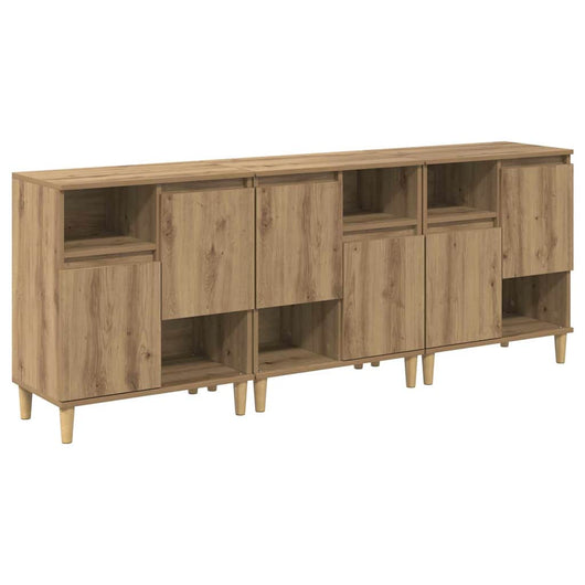 Sideboards 3 pcs Rovere artigianale 60 x 35 x 70 cm 3415576