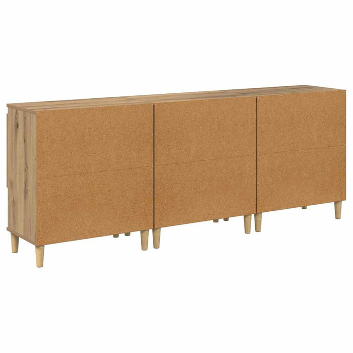 Sideboards 3 pcs Rovere artigianale 60 x 35 x 70 cm 3415576