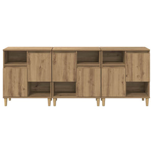 Sideboards 3 pcs Rovere artigianale 60 x 35 x 70 cm 3415576