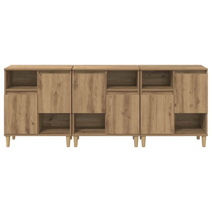 Sideboards 3 pcs Rovere artigianale 60 x 35 x 70 cm 3415576