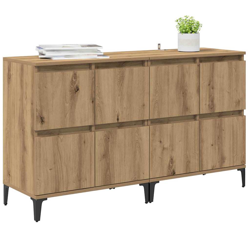 Sideboards 2 pcs Rovere artigianale 60 x 35 x 70 cm 3415577
