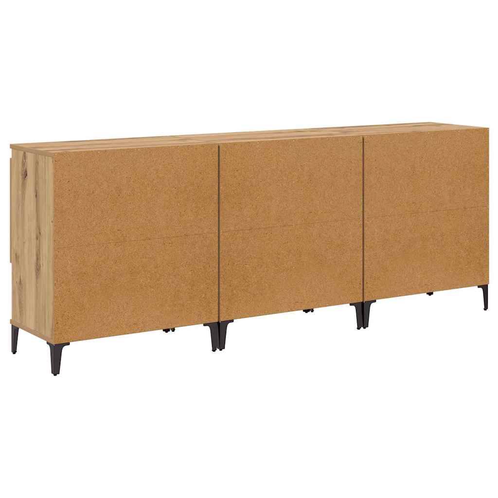 Sideboards 3 pcs Rovere artigianale 60 x 35 x 70 cm 3415579