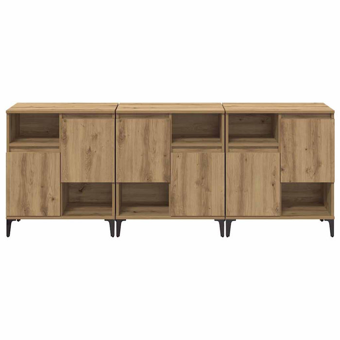 Sideboards 3 pcs Rovere artigianale 60 x 35 x 70 cm 3415579