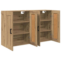 Armadietti a Muro 2 pcs Rovere artigianale 69,5 x 34 x 90 cm 3415580