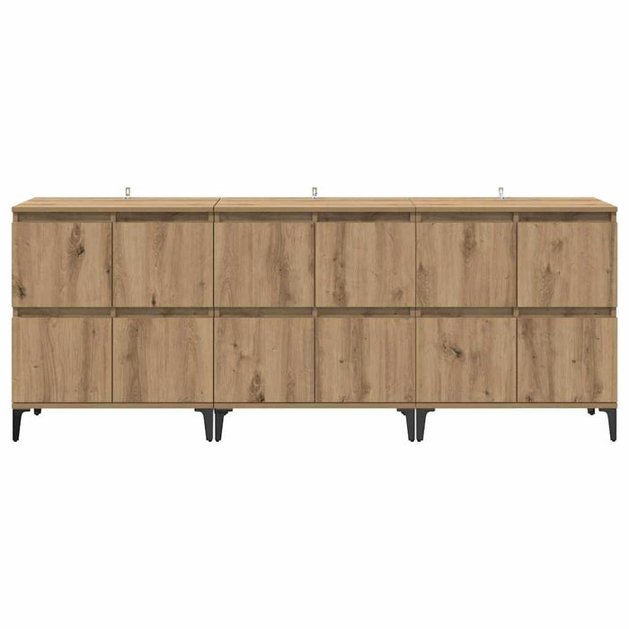 Sideboards 3 pcs Rovere artigianale 60 x 35 x 70 cm 3415581