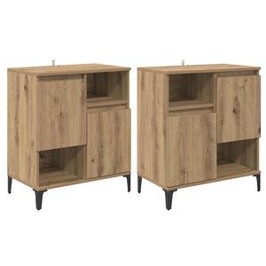 Sideboards 2 pcs Rovere artigianale 60 x 35 x 70 cm 3415584