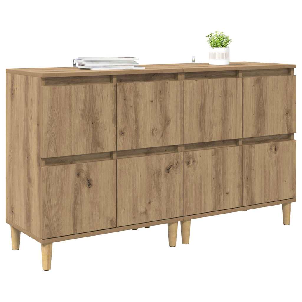 Sideboards 2 pcs Rovere artigianale 60 x 35 x 70 cm 3415587