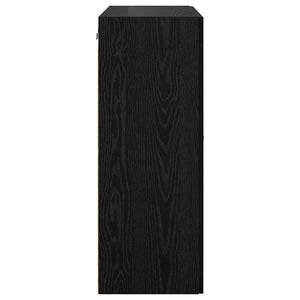 Armadietti a Muro 2 pcs Rovere Nero 69,5 x 34 x 90 cm 3415592