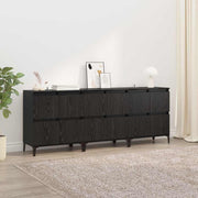 Sideboards 3 pcs Rovere Nero 60 x 35 x 70 cm Legno multistrato 3415598