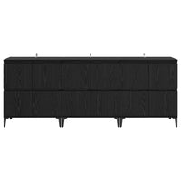 Sideboards 3 pcs Rovere Nero 60 x 35 x 70 cm Legno multistrato 3415598