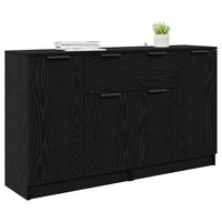 Sideboards 2 pcs Rovere Nero 60 x 30 x 70 cm Legno multistrato 3415600