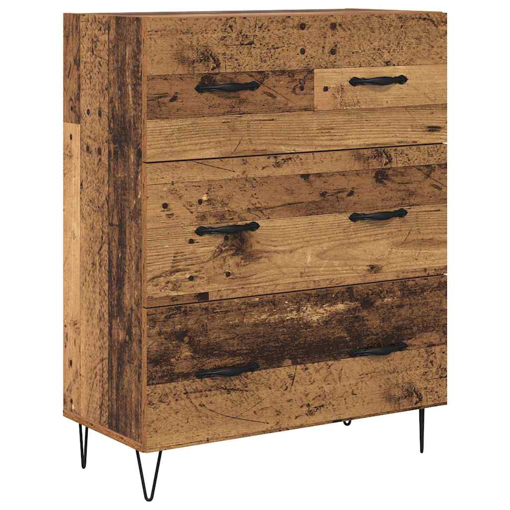Credenza-Buffet-Armadio da cucina Legno vecchio 69,5 x 34 x 180 cm Legno multistrato 848851