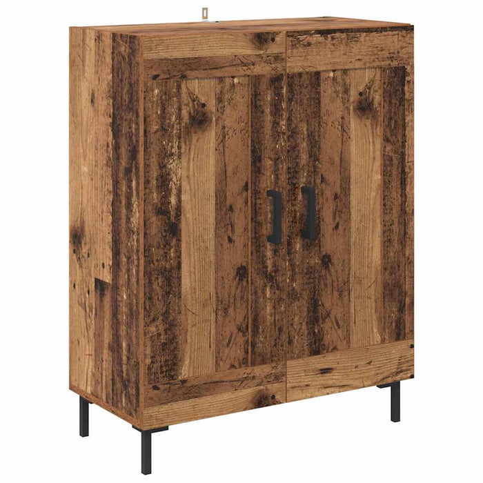 Credenza-Buffet-Armadio da cucina Legno vecchio 69,5 x 34 x 180 cm Legno multistrato 873839