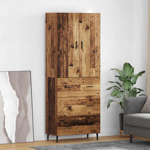 Credenza con cassetto Legno vecchio 69,5 x 34 x 180 cm 3415638