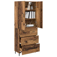 Credenza con cassetto Legno vecchio 69,5 x 34 x 180 cm 3415638