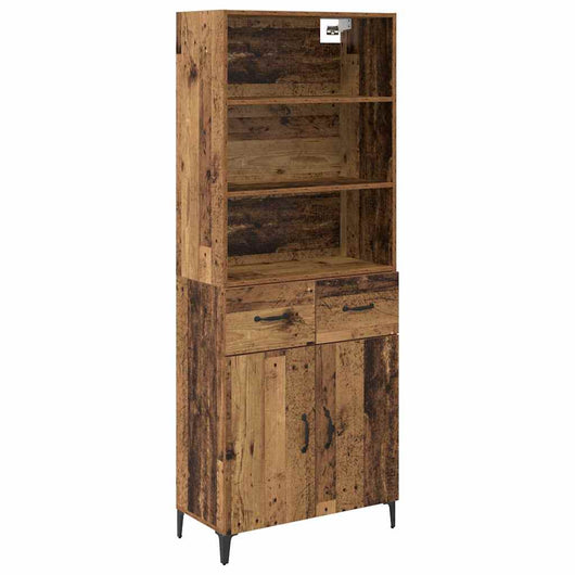 Credenza Legno vecchio 69,5 x 34 x 180 cm Legno multistrato 3415644