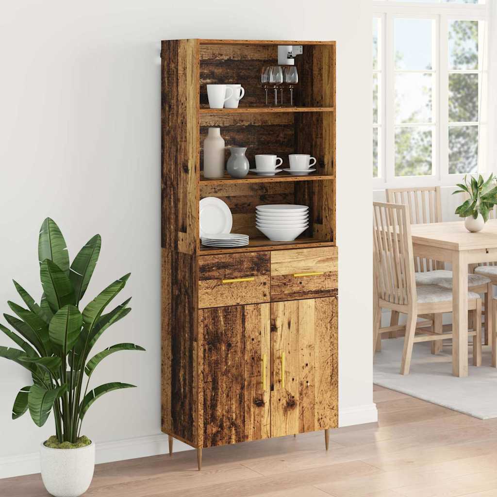 Credenza Legno vecchio 69,5 x 32,5 x 180 cm Legno multistrato 3415646