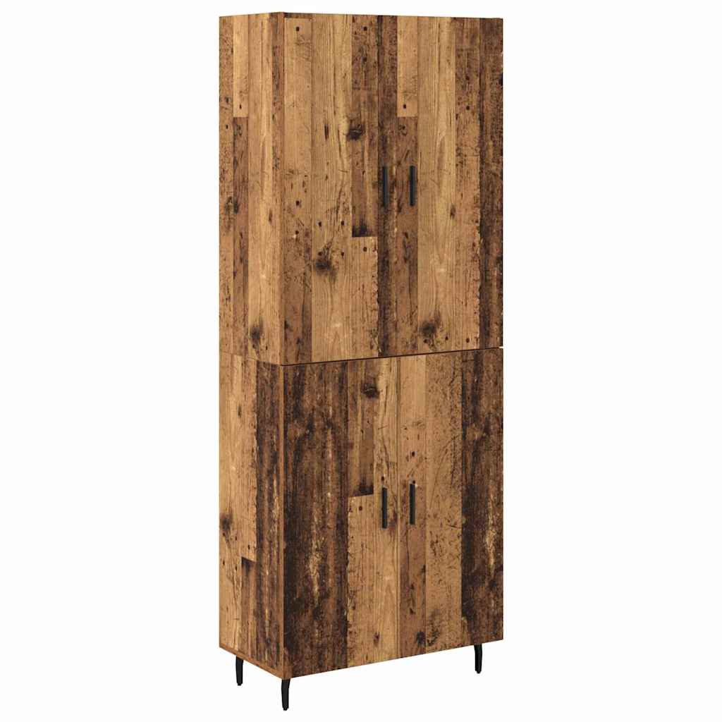 Credenza-Buffet-Armadio da cucina Legno vecchio 69,5 x 34 x 180 cm 598543