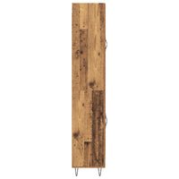 Credenza 2 pz-Set di 2 Buffet-Armadio da cucina Legno vecchio Legno ingegnerizzato e vetro 221501