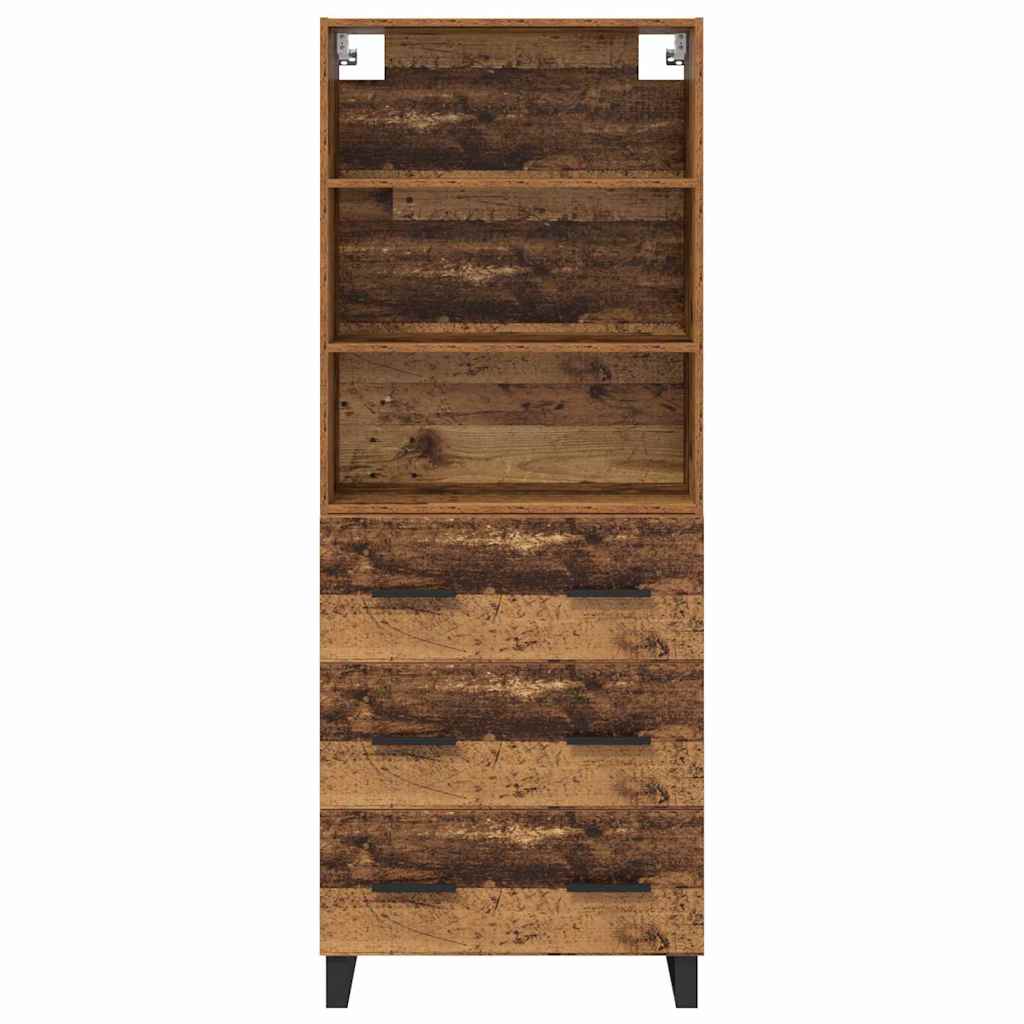 Credenza con cassetto Legno vecchio 69,5 x 34 x 180 cm 3415673