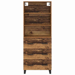 Credenza con cassetto Legno vecchio 69,5 x 34 x 180 cm 3415673