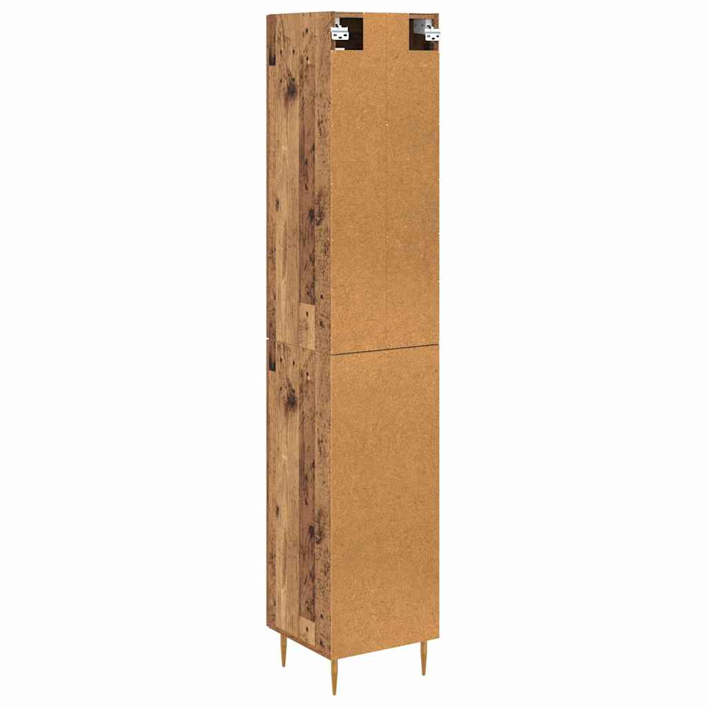 Credenza 2 pcs Legno vecchio Vetro 3415674