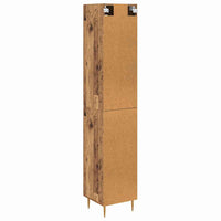 Credenza 2 pcs Legno vecchio Vetro 3415674