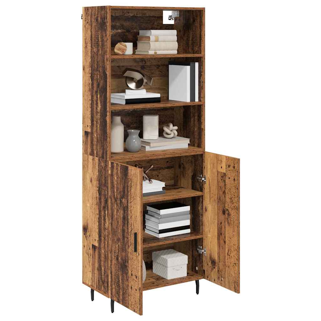 Credenza-Buffet-Armadio da cucina Legno vecchio 69,5 x 34 x 180 cm 597689