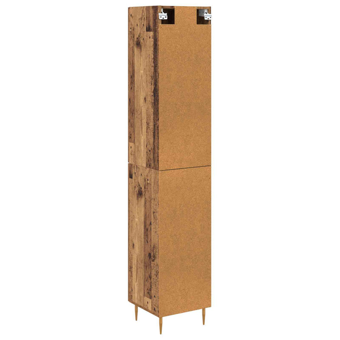Credenza 2 pcs Legno vecchio Legno multistrato 3415691