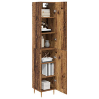 Credenza 2 pz-Set di 2 Buffet-Armadio da cucina Legno vecchio Legno multistrato 579851