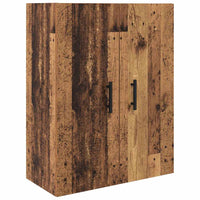 Credenza 2 pcs Legno vecchio Legno Stratificato e Vetro 3415697