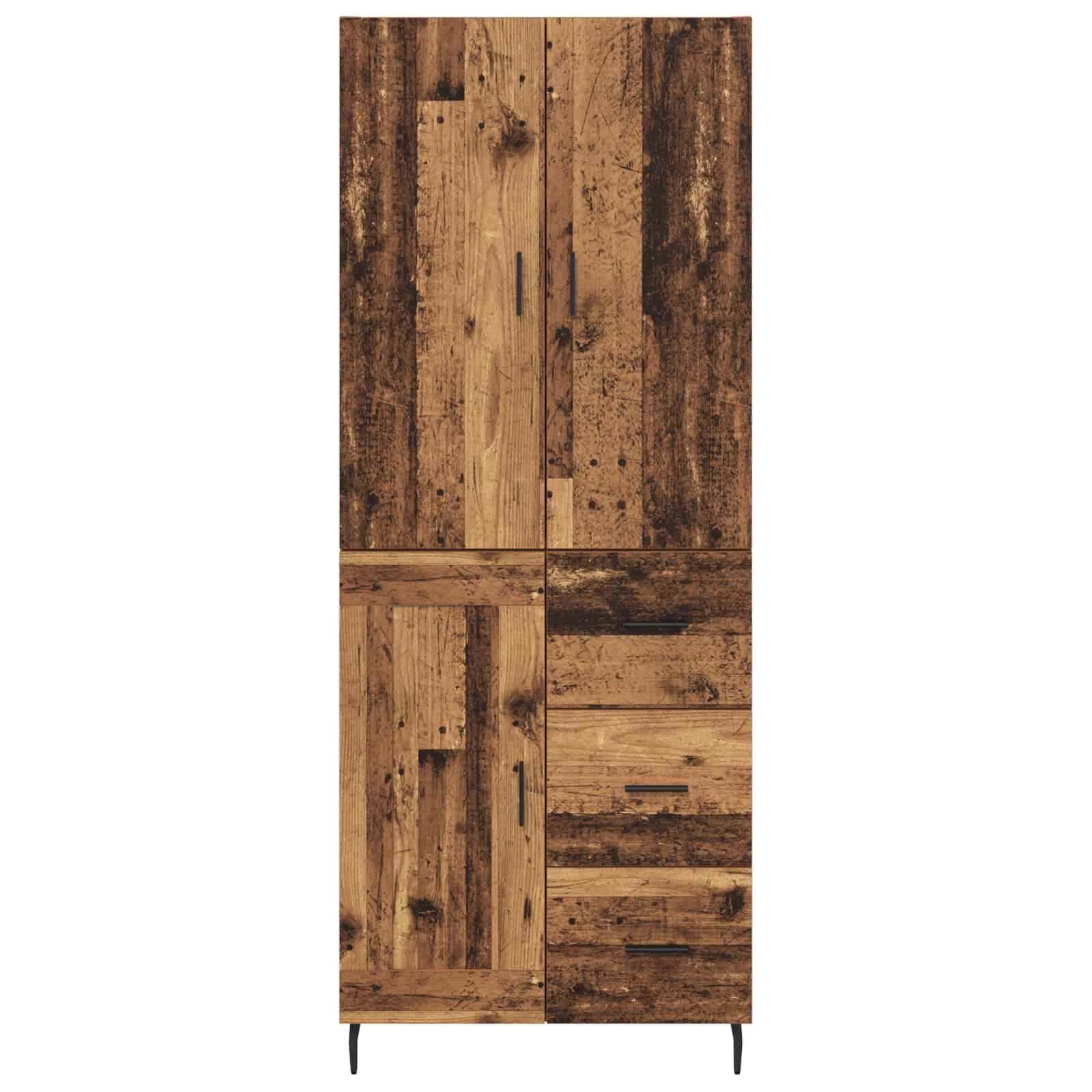 Credenza con cassetto Legno vecchio 69,5 x 34 x 180 cm 3415707