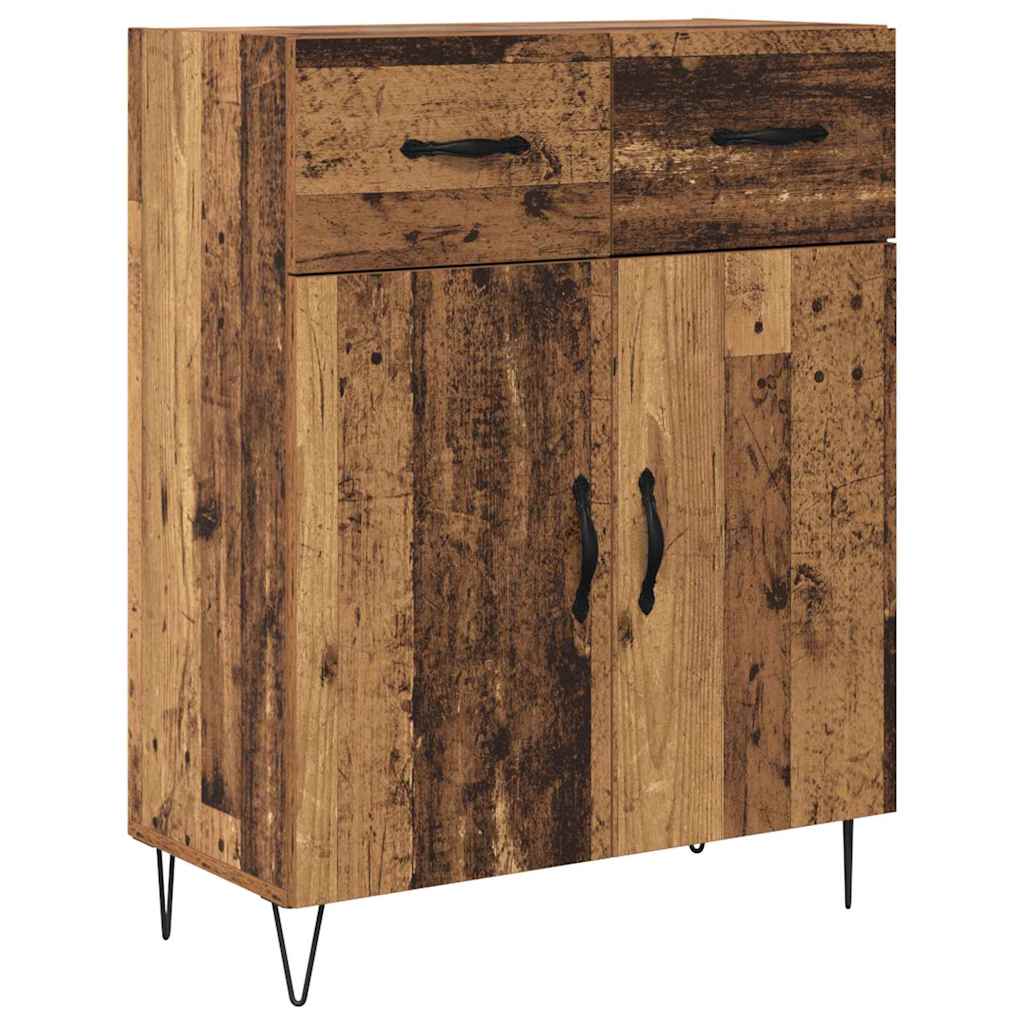 Credenza-Buffet-Armadio da cucina Legno vecchio 69,5 x 34 x 180 cm Legno multistrato 365469