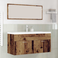 Mobile da Bagno con cassetto Legno vecchio 100 x 38,5 x 46 cm 3415744