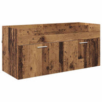 Mobile da Bagno con cassetto Legno vecchio 100 x 38,5 x 46 cm 3415744